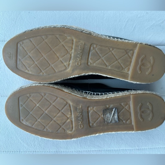 Chanel Espadrilles Black sz40 - Picture 4 of 6